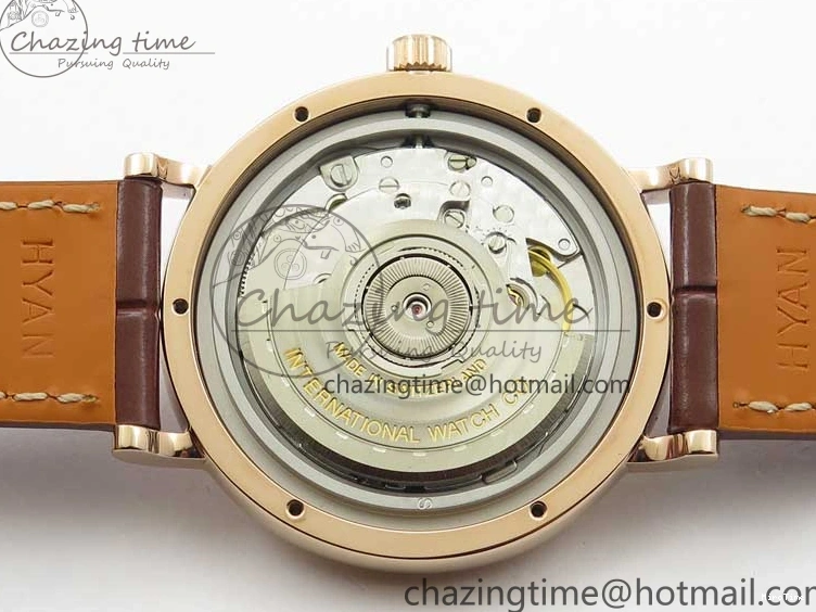 MIROTIME 1226 Portofino 37mm RG V7F 1:1 Best Edition Gray Dial on Deep Brown Leather Strap A SunProtective 7090